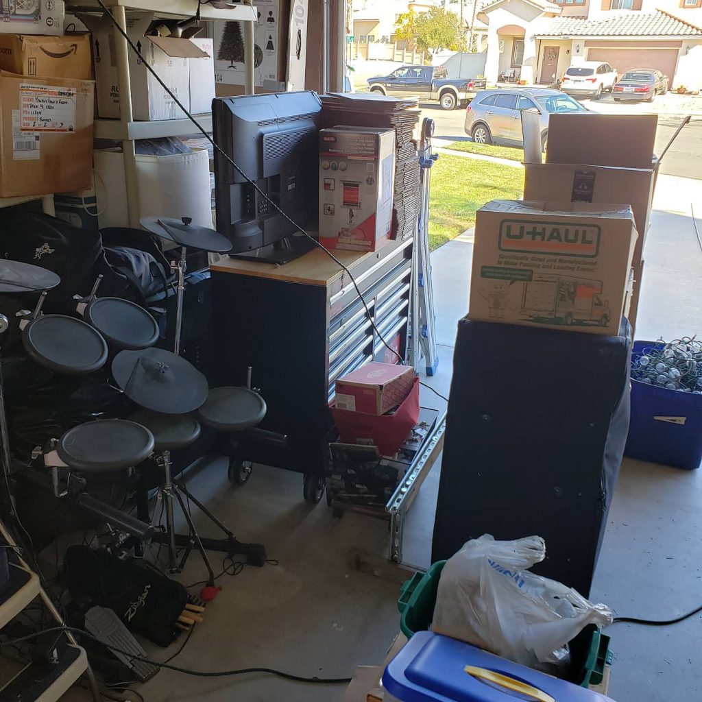 Inventory in garage