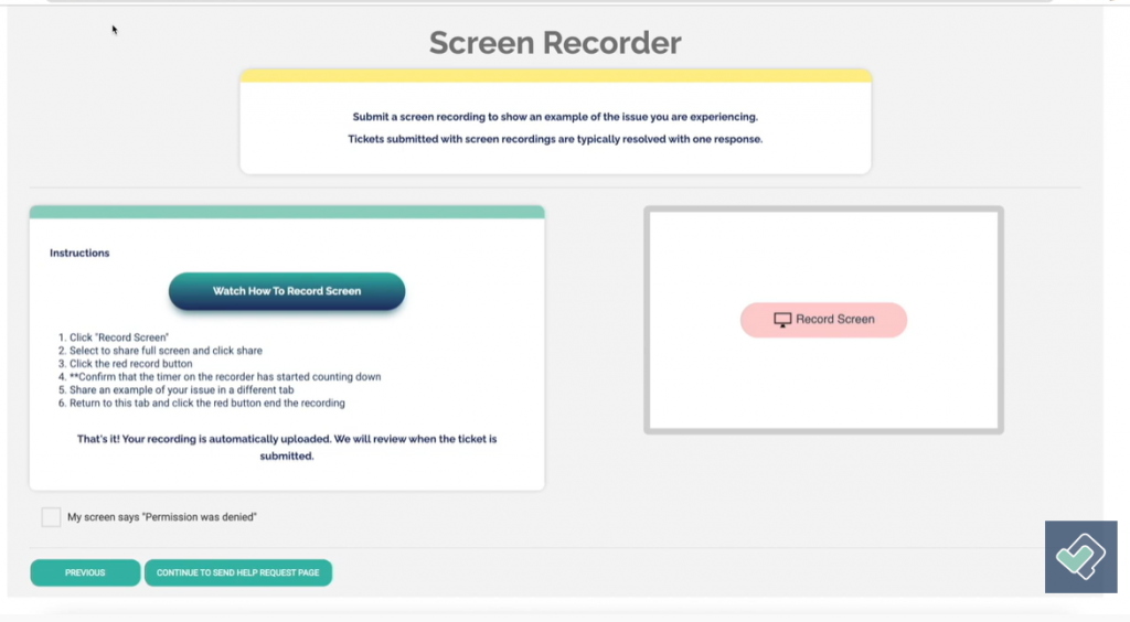 record screen