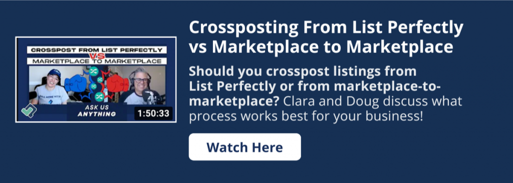 Crosslisting from Marketplace to Marketplace