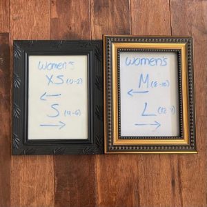 Men's and women's signs