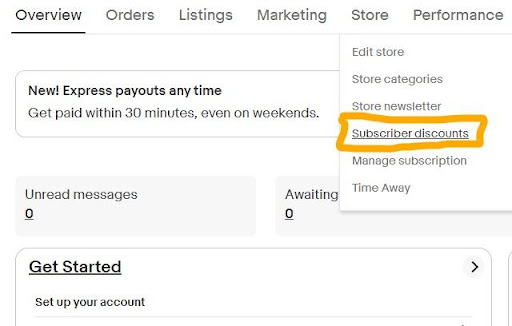 ebay coupon subscriber discounts