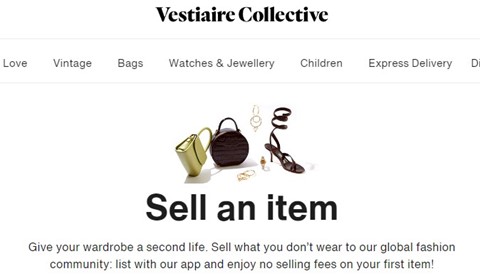 sell an item Vestiaire Collective