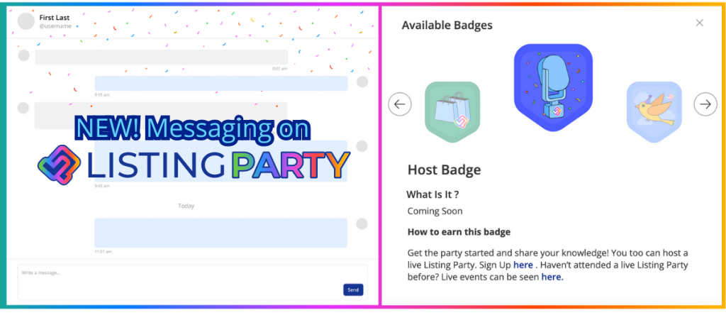 new on listing party