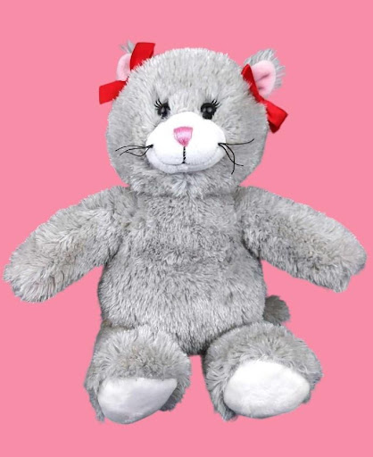 teddy bear pink background