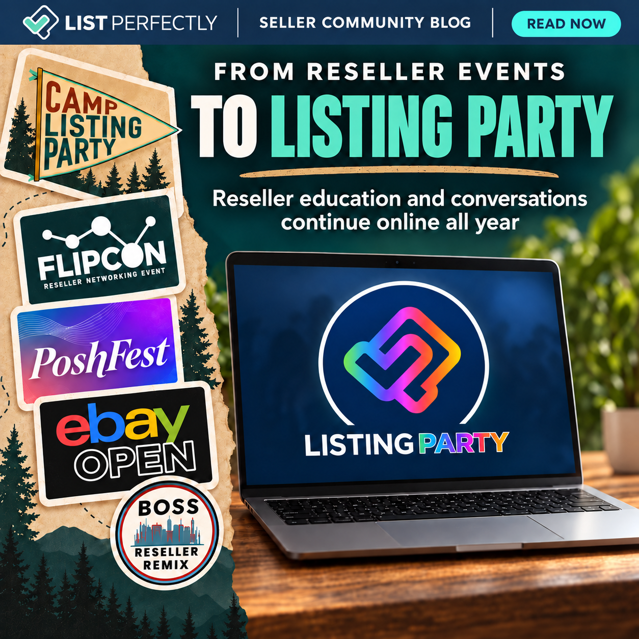 Live online events at Listing Party