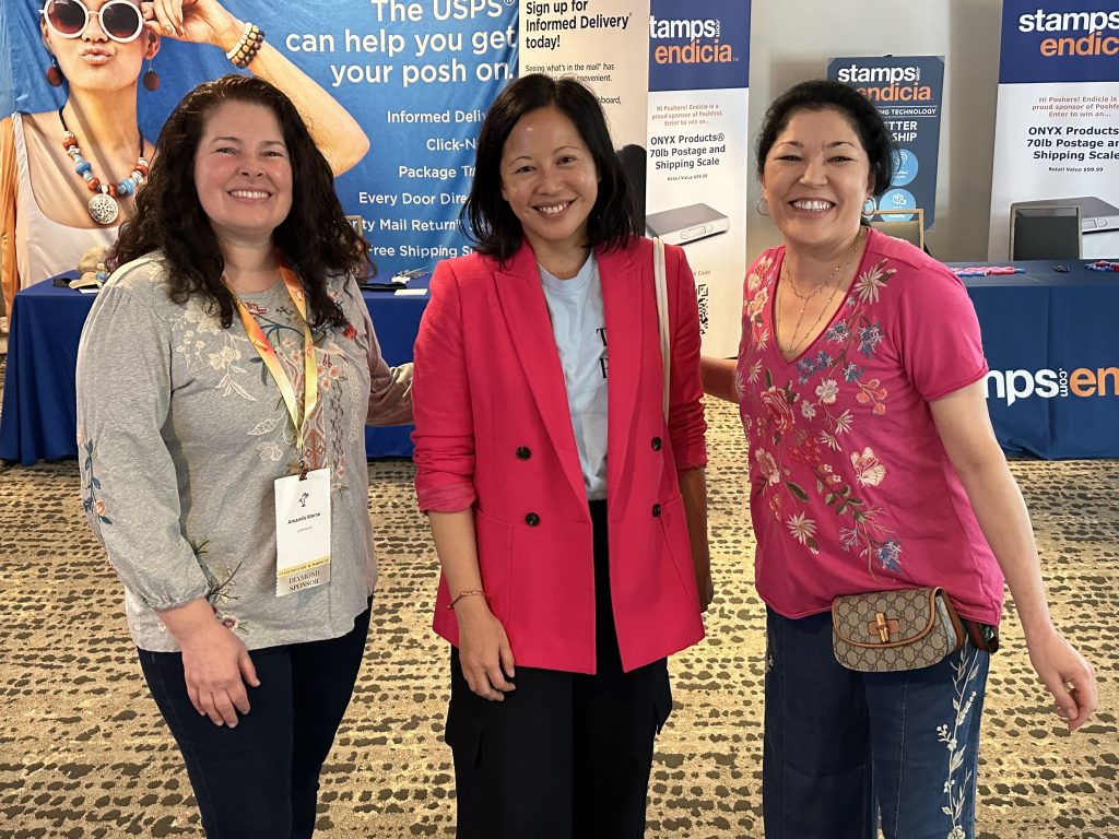 Amanda Morse, Tracy Sun, and Clara Albornoz together at PoshFest