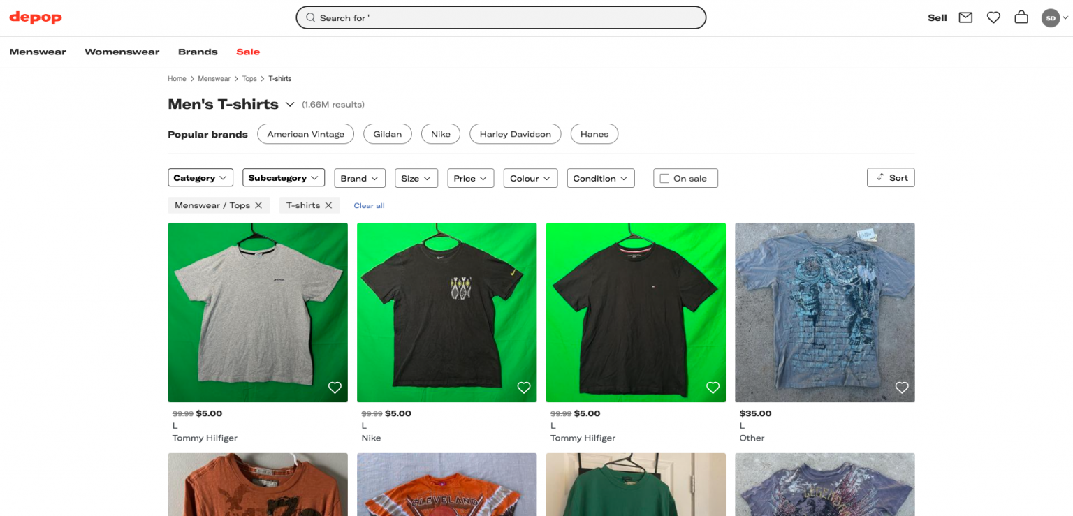 The Sustainable Revolution on Depop List Perfectly