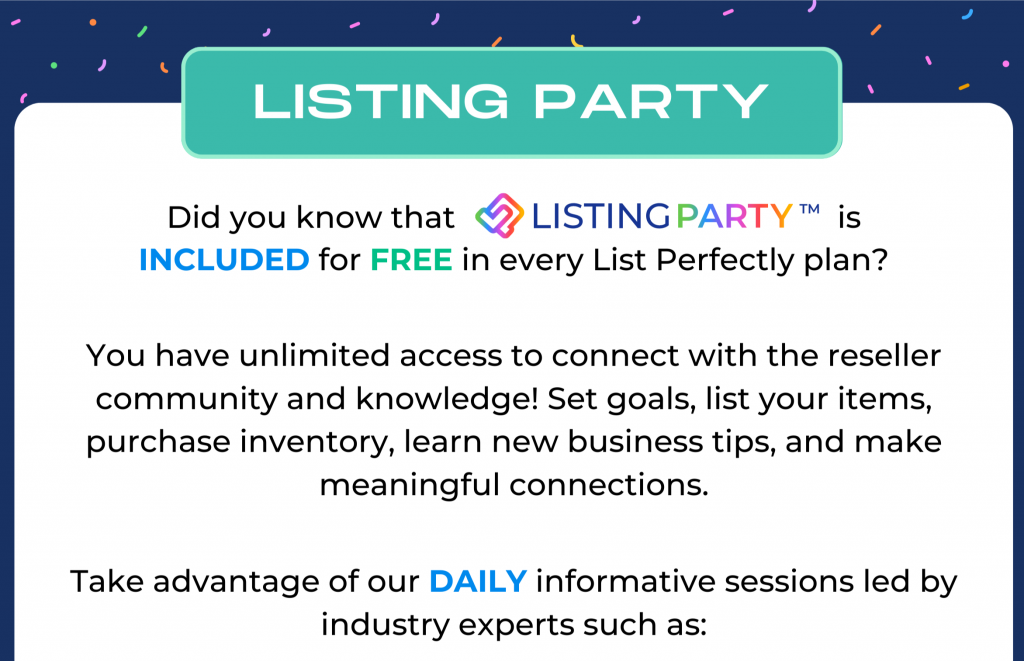 Listing Party 1