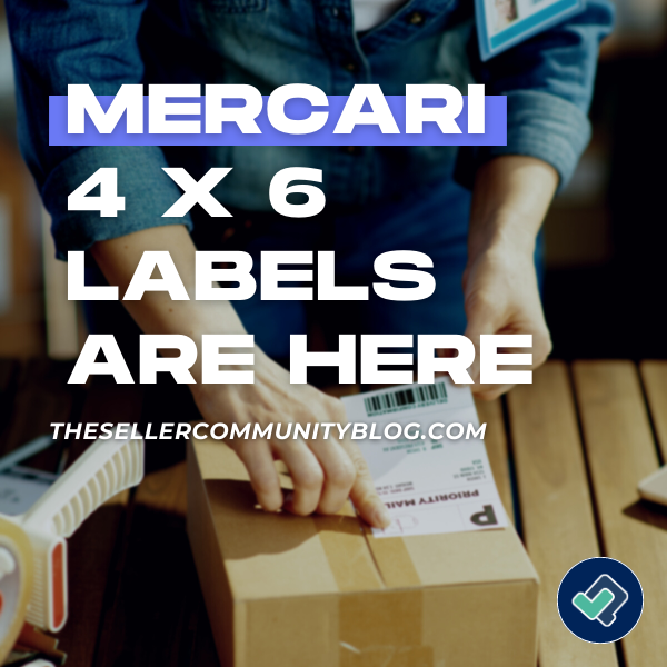 Mercari 4x6 Labels