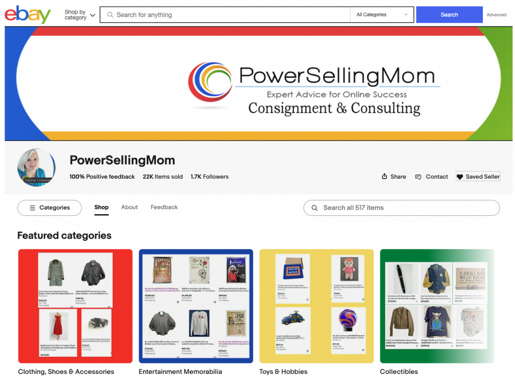 powersellingmom ebay