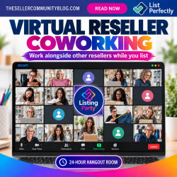 Online resellers listing and managing inventory together through virtual reseller coworking