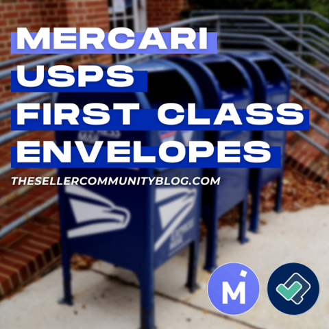 mercari first class envelopes