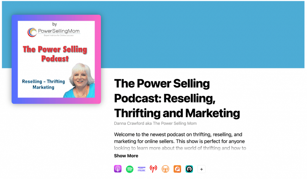 power selling podcast main page