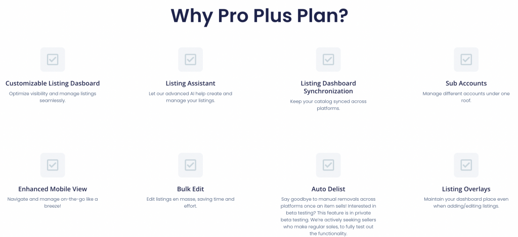 why pro plus plan