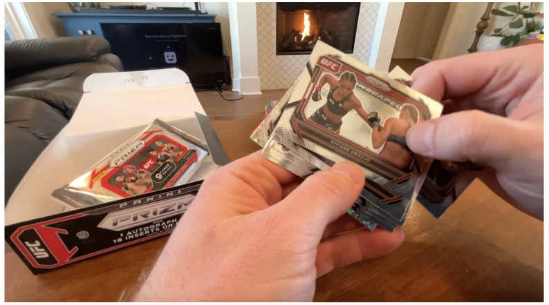 opening pack of cards
