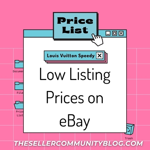Low Listing Prices on eBay