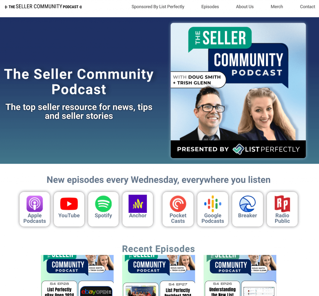 seller community podcast sept 2024