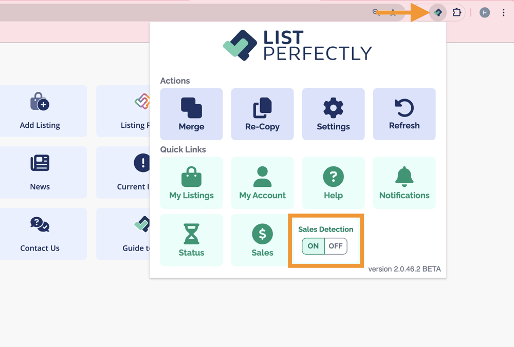 sales and order detection