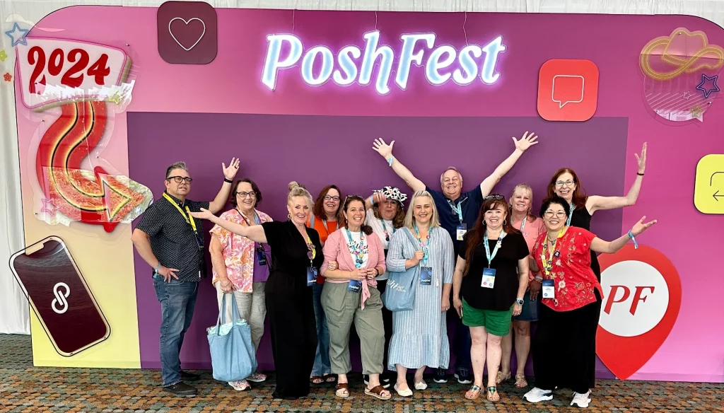 List Perfectly community members together at PoshFest 2024