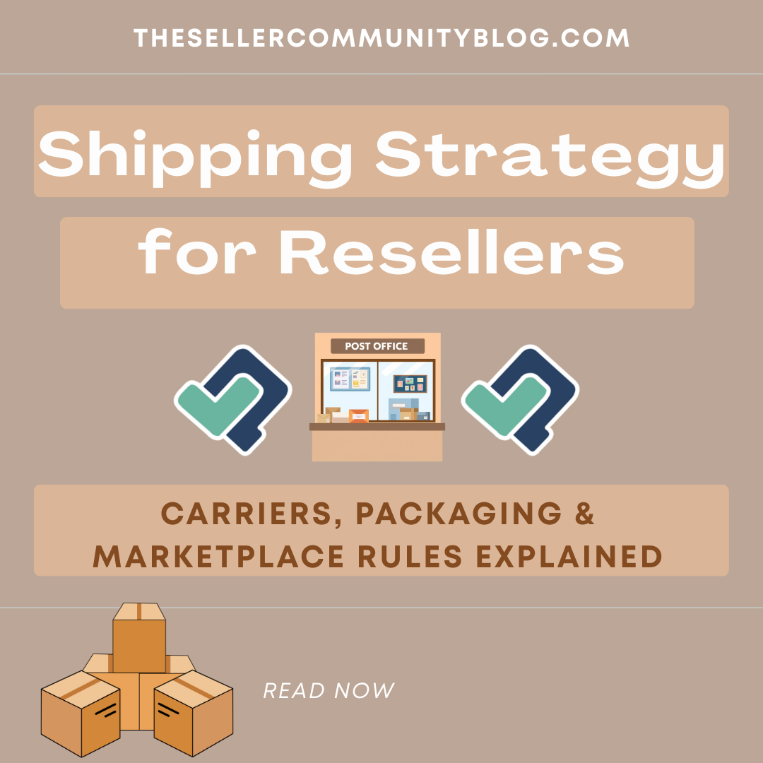 Shipping Strategy for Resellers main image graphic with LP logos.
