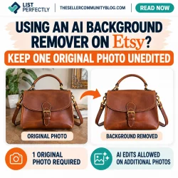 Original unedited product photo beside a background-removed photo of the same item, illustrating Etsy's new listing image requirements.