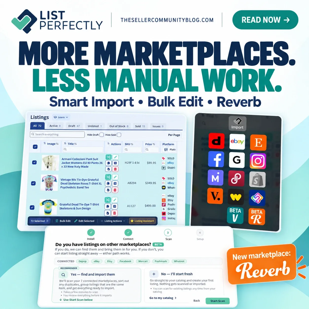 List Perfectly Q4 2026 tools, features, Reverb, Smart Import, Catalog and AI updates